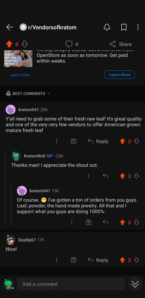 Reviews for Kratomleaf.us