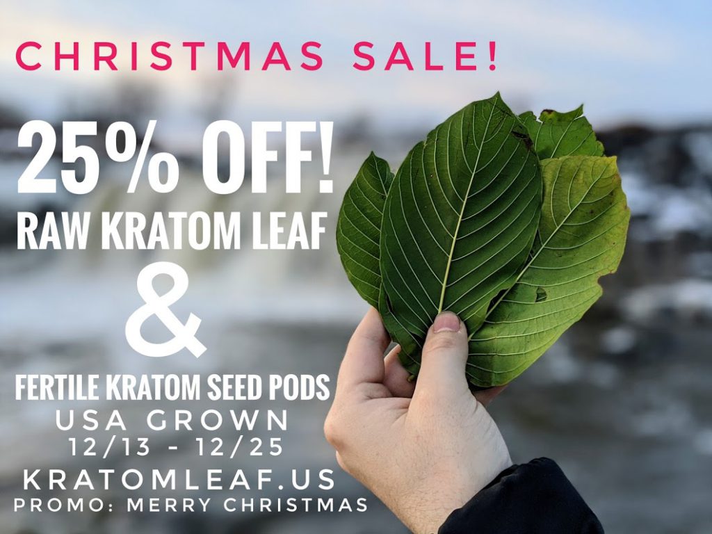 12 Days of Kratom Christmas Sale!